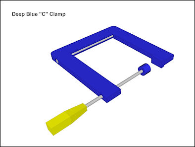 wooden c-clamp free plan diagram