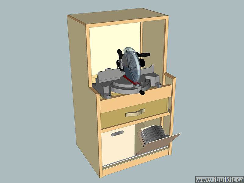 Making A Miter Saw Cabinet