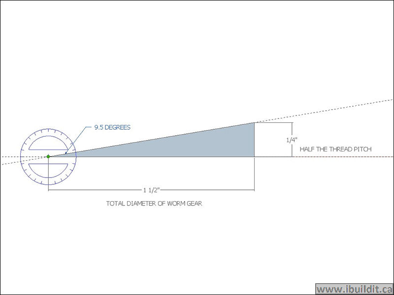 math to determine the angle of gear teeth