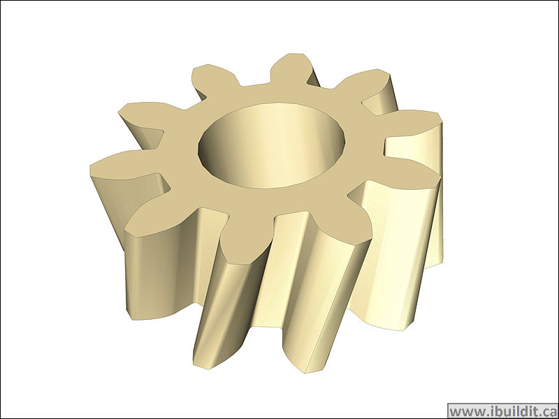 wooden gear sketch